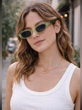 Wild Fable Women’s Chic Green Sunglasses 100% UV Protection